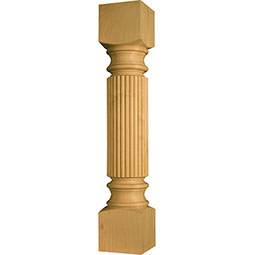 Osborne Wood Products, Inc. - OSILMSVREED - Massive Reeded Island Leg