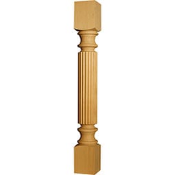 Osborne Wood Products, Inc. - OSILHSKYREED - Husky Reeded Island Leg
