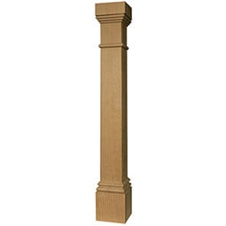 Osborne Wood Products, Inc. - OSCCTRADSQ - Traditional Square Cabinet Column