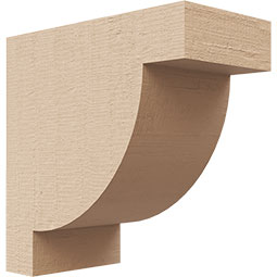 Ekena Millwork - CORURALPS0102 - Timberthane Faux Wood Corbel, Alpine Style