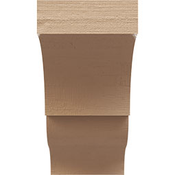 Ekena Millwork - CORURASHS0102 - Timberthane Faux Wood Corbel, Asheboro Style
