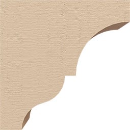Ekena Millwork - CORURASHS0102 - Timberthane Faux Wood Corbel, Asheboro Style