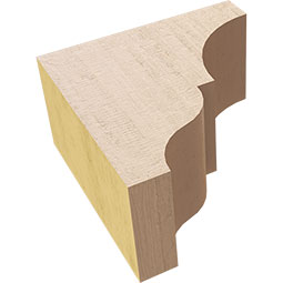 Ekena Millwork - CORURASHS0102 - Timberthane Faux Wood Corbel, Asheboro Style