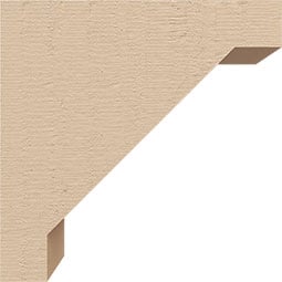 Ekena Millwork - CORURBURS0102 - Timberthane Faux Wood Corbel, Burlington Style