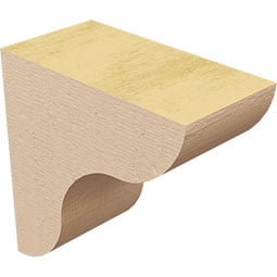 Ekena Millwork - CORURCARS0102 - Timberthane Faux Wood Corbel, Carmel Style