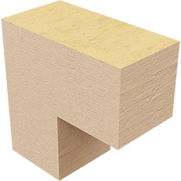 Ekena Millwork - CORURCHPS0102 - Timberthane Faux Wood Corbel, Chapel Hill Style