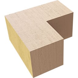 Ekena Millwork - CORURCHPS0102 - Timberthane Faux Wood Corbel, Chapel Hill Style