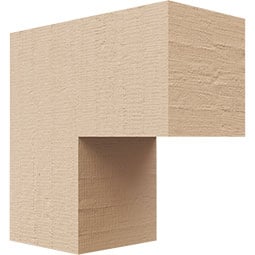 Ekena Millwork - CORURCHPS0102 - Timberthane Faux Wood Corbel, Chapel Hill Style