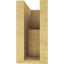 Ekena Millwork - CORURCHP - Timberthane Faux Wood Corbel, Chapel Hill Style