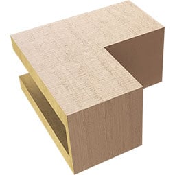 Ekena Millwork - CORURCHP - Timberthane Faux Wood Corbel, Chapel Hill Style