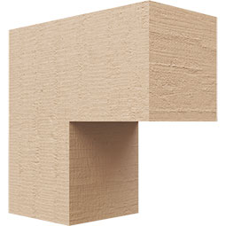 Ekena Millwork - CORURCHP - Timberthane Faux Wood Corbel, Chapel Hill Style