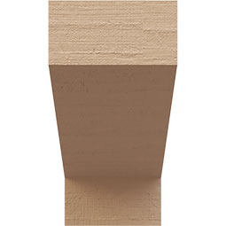Ekena Millwork - CORURCLES0102 - Timberthane Faux Wood Corbel, Clemmons Style