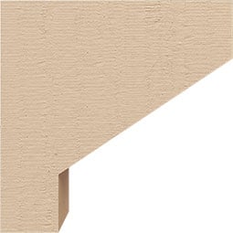 Ekena Millwork - CORURCLES0102 - Timberthane Faux Wood Corbel, Clemmons Style