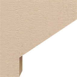 Ekena Millwork - CORURCLES0102 - Timberthane Faux Wood Corbel, Clemmons Style