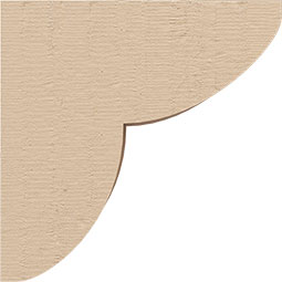 Ekena Millwork - CORURCRES0102 - Timberthane Faux Wood Corbel, Crestline Style