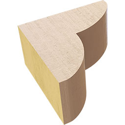 Ekena Millwork - CORURCRES0102 - Timberthane Faux Wood Corbel, Crestline Style