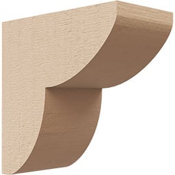 Ekena Millwork - CORURCRES0102 - Timberthane Faux Wood Corbel, Crestline Style