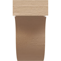 Ekena Millwork - CORURDELS0102 - Timberthane Faux Wood Corbel, Del Monte Style