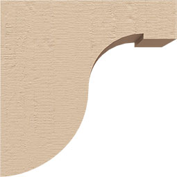 Ekena Millwork - CORURDELS0102 - Timberthane Faux Wood Corbel, Del Monte Style