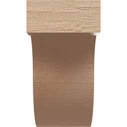 Ekena Millwork - CORURDELS0102 - Timberthane Faux Wood Corbel, Del Monte Style