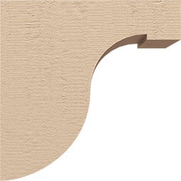 Ekena Millwork - CORURDELS0102 - Timberthane Faux Wood Corbel, Del Monte Style