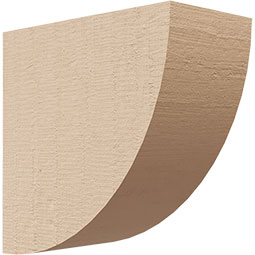 Ekena Millwork - CORURDURS0102 - Timberthane Faux Wood Corbel, Durham Style