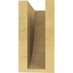 Ekena Millwork - CORURDURS0102 - Timberthane Faux Wood Corbel, Durham Style