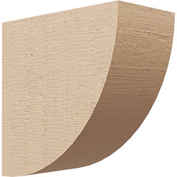 Ekena Millwork - CORURDURS0102 - Timberthane Faux Wood Corbel, Durham Style