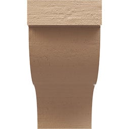 Ekena Millwork - CORURGARS0102 - Timberthane Faux Wood Corbel, Garner Style