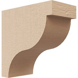 Ekena Millwork - CORURGARS0102 - Timberthane Faux Wood Corbel, Garner Style