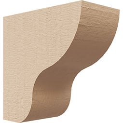 Ekena Millwork - CORURGRNS0102 - Timberthane Faux Wood Corbel, Greensboro Style