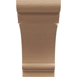Ekena Millwork - CORURHUGS0102 - Timberthane Faux Wood Corbel, Hughes Style