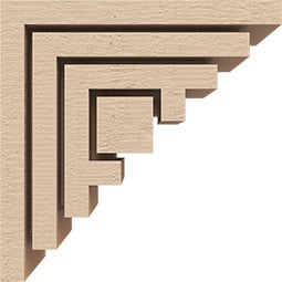 Ekena Millwork - CORURLANS0102 - Timberthane Faux Wood Corbel, Landon Style