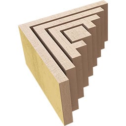 Ekena Millwork - CORURLANS0102 - Timberthane Faux Wood Corbel, Landon Style