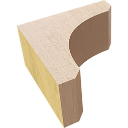 Ekena Millwork - CORURLGYS0102 - Timberthane Faux Wood Corbel, Legacy Style
