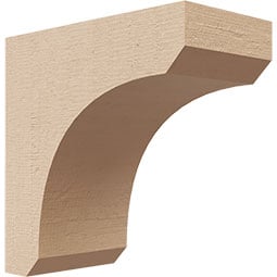 Ekena Millwork - CORURLGYS0102 - Timberthane Faux Wood Corbel, Legacy Style