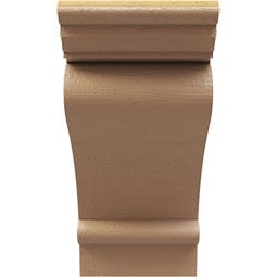 Ekena Millwork - CORURMAYS0102 - Timberthane Faux Wood Corbel, Mayflower Style
