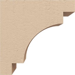 Ekena Millwork - CORURMEDS0102 - Timberthane Faux Wood Corbel, Mediterranean Style
