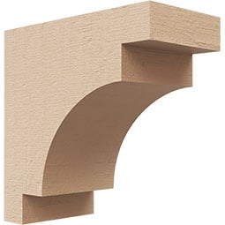 Ekena Millwork - CORURMEDS0102 - Timberthane Faux Wood Corbel, Mediterranean Style