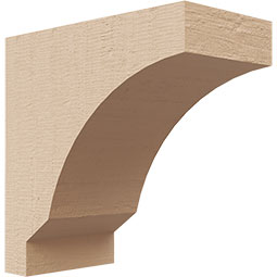 Ekena Millwork - CORURMOAS0102 - Timberthane Faux Wood Corbel, Moab Style