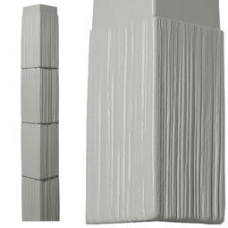 The Foundry - 7641 - 7"W x 60"H Corner Kit for 7" Perfection Shingles (4 Corners and 8 J-Channels)