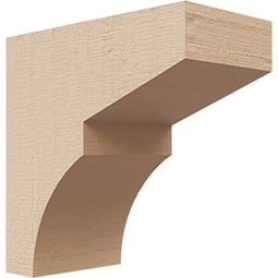 Ekena Millwork - CORURMONS0102 - Timberthane Faux Wood Corbel, Monterey Style