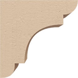 Ekena Millwork - CORURNEBS0102 - Timberthane Faux Wood Corbel, New Brighton Style