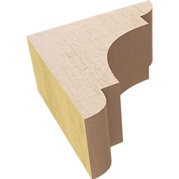 Ekena Millwork - CORURNEBS0102 - Timberthane Faux Wood Corbel, New Brighton Style