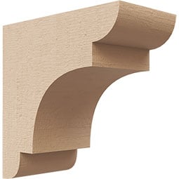 Ekena Millwork - CORURNEBS0102 - Timberthane Faux Wood Corbel, New Brighton Style