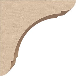 Ekena Millwork - CORUROLYS0102 - Timberthane Faux Wood Corbel, Olympic Style