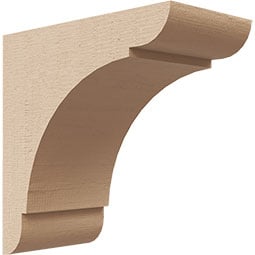 Ekena Millwork - CORUROLYS0102 - Timberthane Faux Wood Corbel, Olympic Style