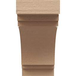 Ekena Millwork - CORURPECS0102 - Timberthane Faux Wood Corbel, Pescadero Style