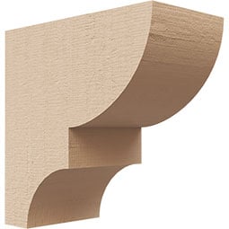Ekena Millwork - CORURRIDS0102 - Timberthane Faux Wood Corbel, Ridgewood Style