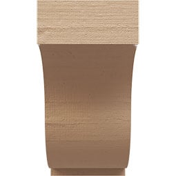 Ekena Millwork - CORURVANS0102 - Timberthane Faux Wood Corbel, Van Buren Style